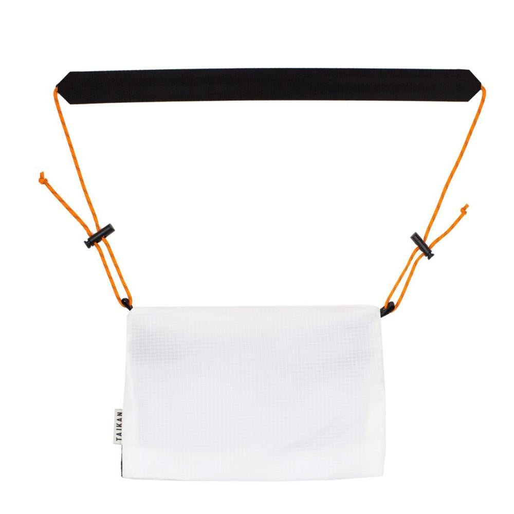 Taikan Sacoche Large Bag (Weiss / Schwarz / Orange) - Allike Store