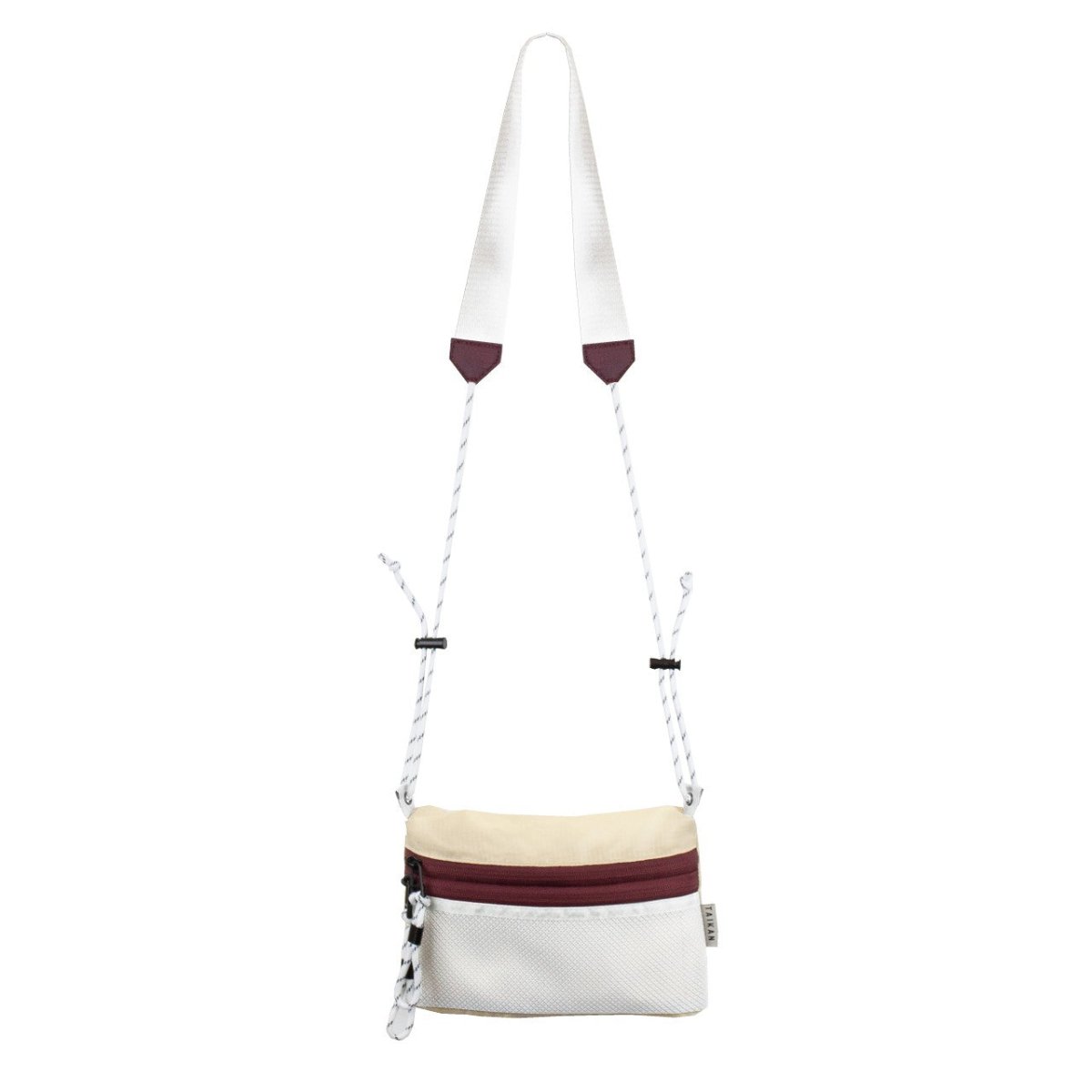 Taikan Sacoche Small Bag (Creme / Weiß / Rot) - Allike Store