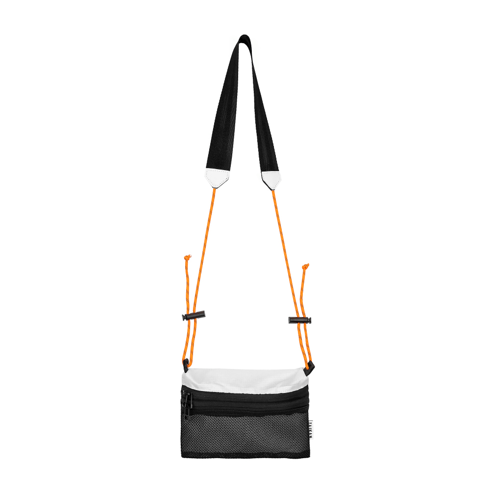 Taikan Sacoche Small Bag (Weiss / Schwarz / Orange) - Allike Store