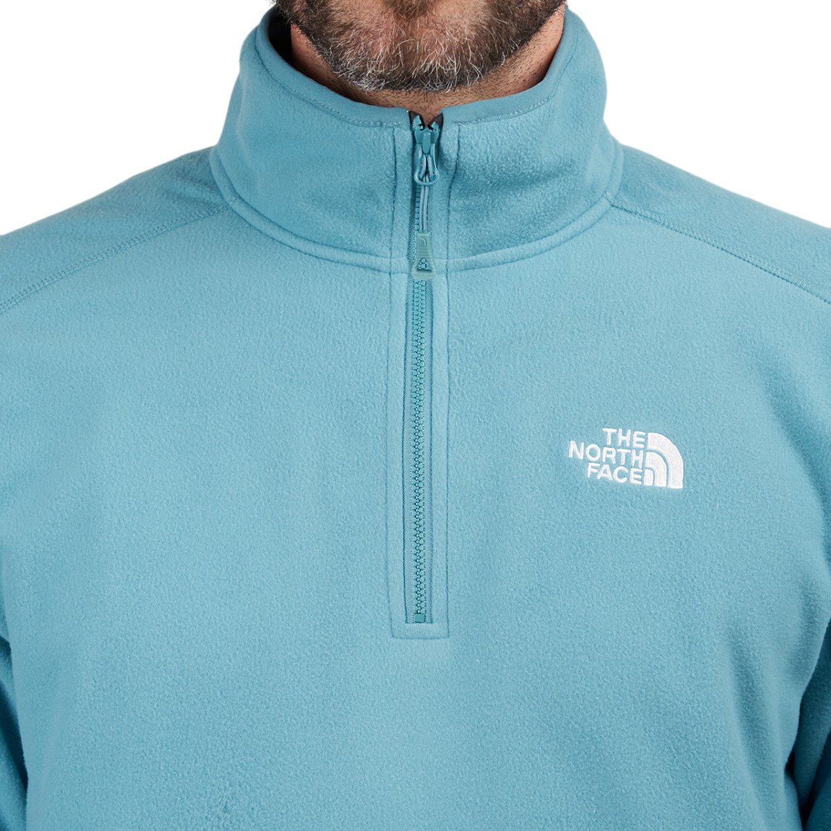 The North Face 100 Glacier 1/4 ZIP Fleece Pullover (Blau) - Allike Store