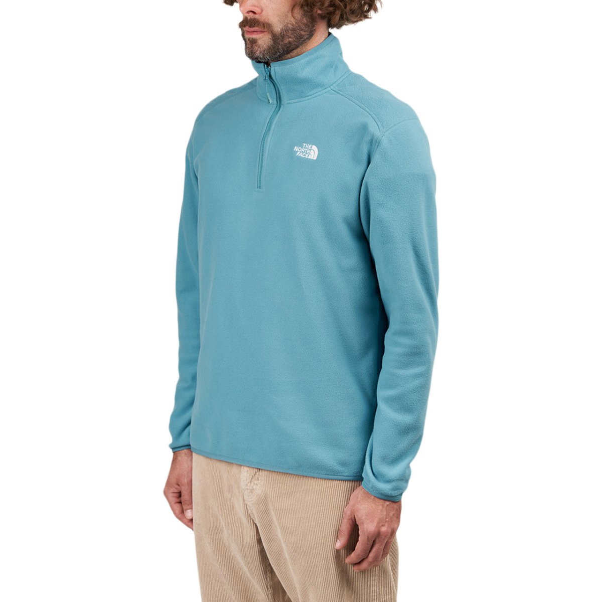 The North Face 100 Glacier 1/4 ZIP Fleece Pullover (Blau) - Allike Store