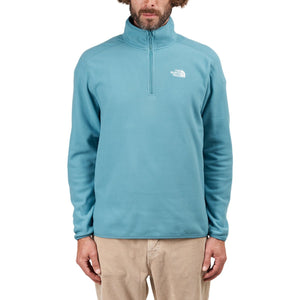 The North Face 100 Glacier 1/4 ZIP Fleece Pullover (Blau) - Allike Store