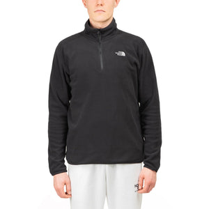 The North Face 100 Glacier 1/4 Zip Fleece Pullover (Schwarz) - Allike Store