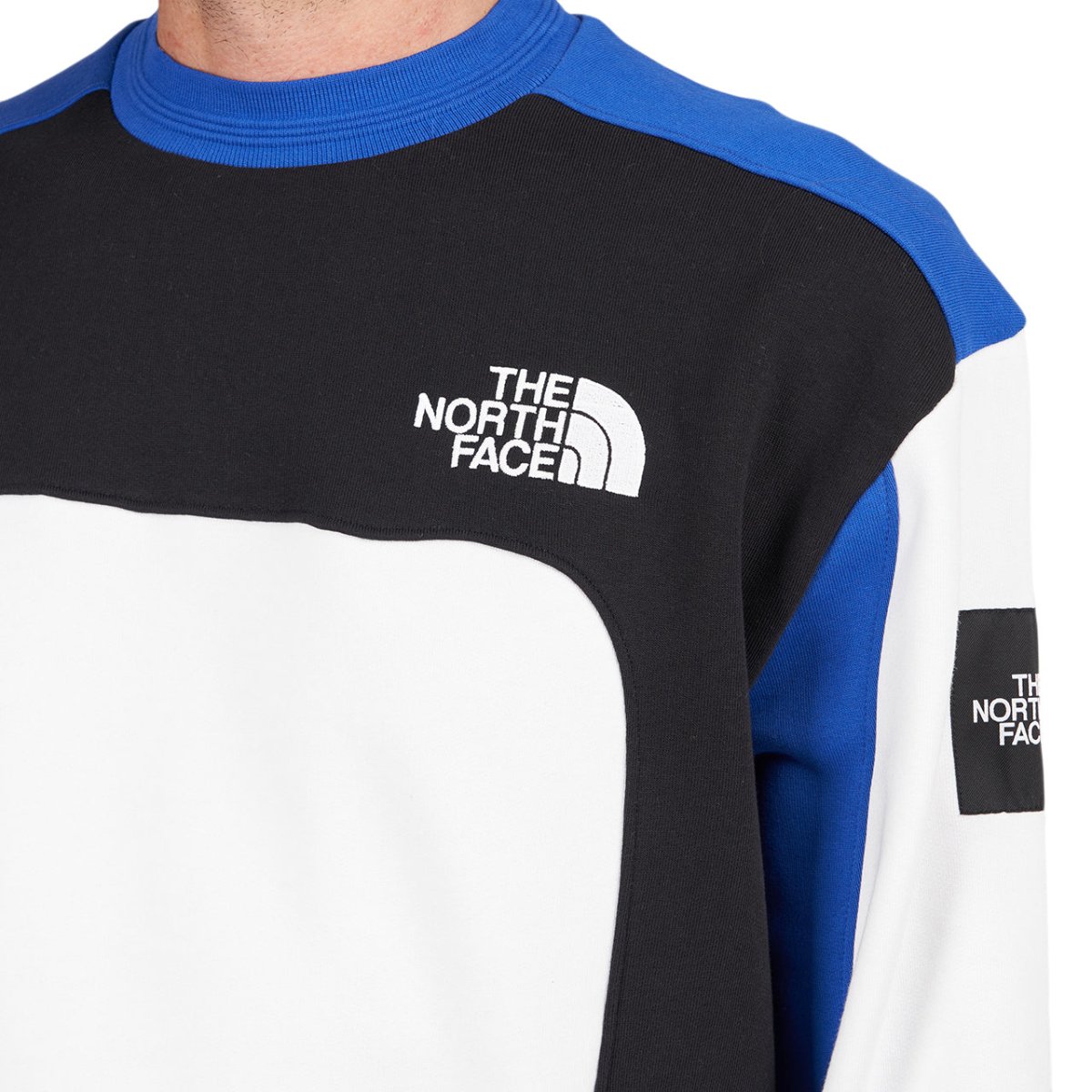 The North Face BB Cut & Sew Crew (Weiß / Blau / Schwarz) - Allike Store