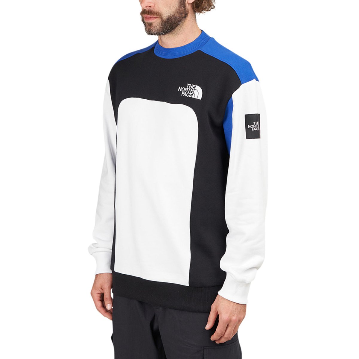 The North Face BB Cut & Sew Crew (Weiß / Blau / Schwarz) - Allike Store