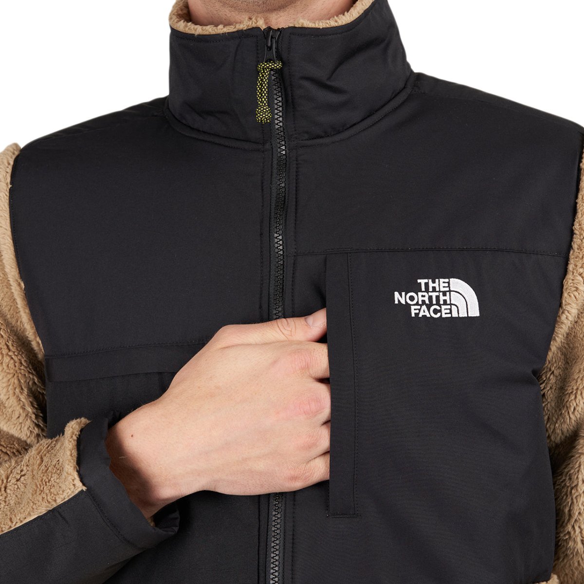 The North Face BB Denali Sherpa Jacket (Braun / Schwarz) - Allike Store