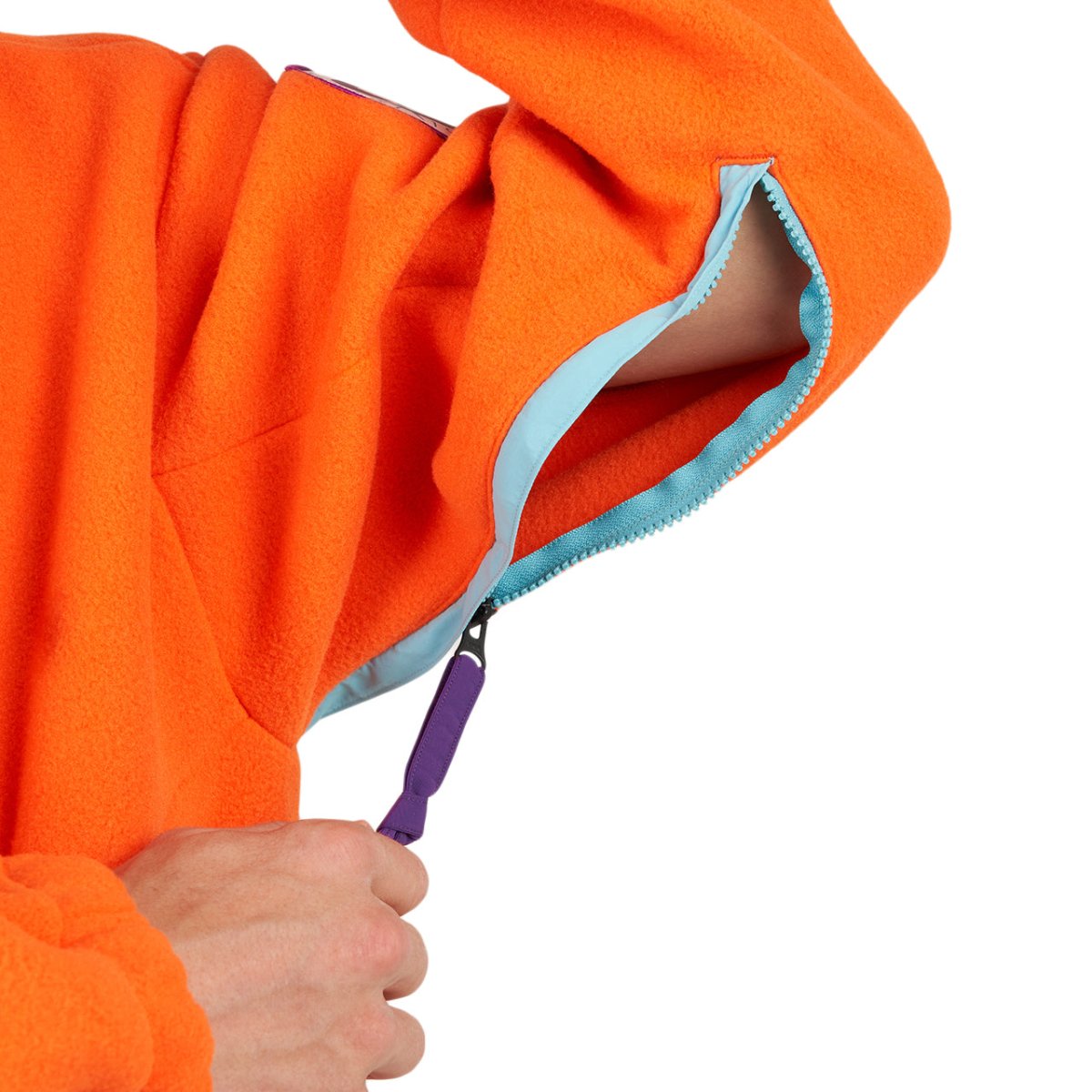 The North Face CTAE Fleece Full Zip Jacket (Orange)  - Allike Store
