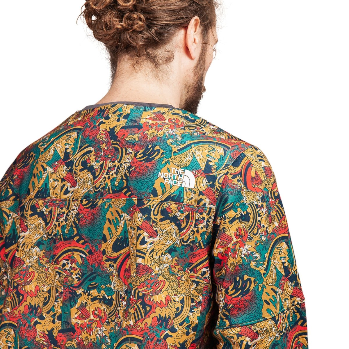 The North Face Fine Crew Sweat (Gelb / Grau)  - Allike Store