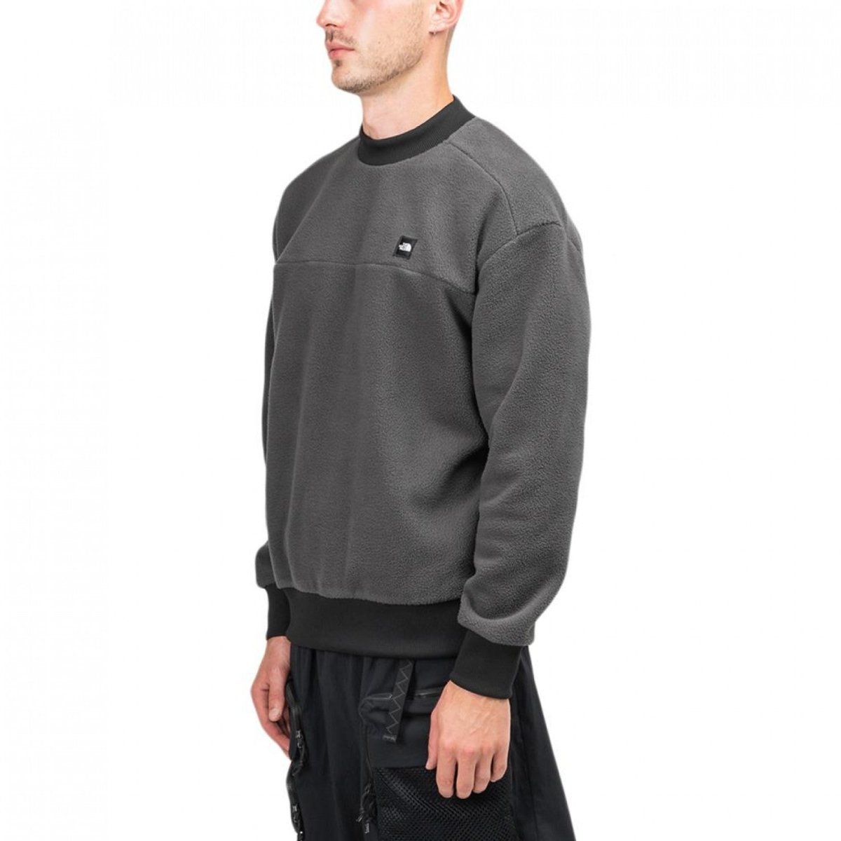 The North Face Fleeski Crewneck (Dunkelgrau / Schwarz) - Allike Store