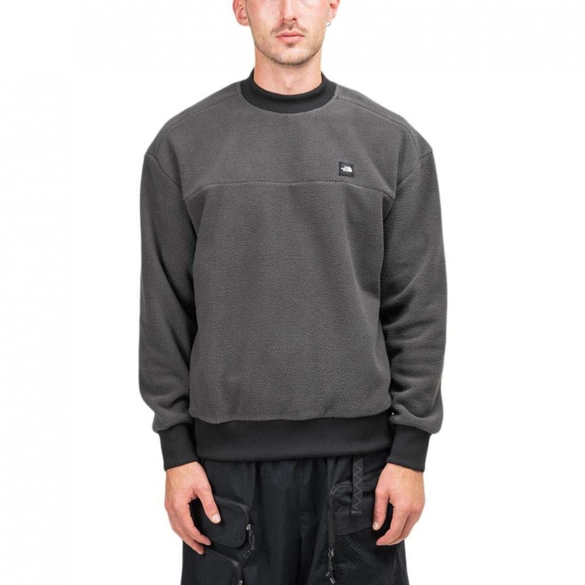 The North Face Fleeski Crewneck (Dunkelgrau / Schwarz) - Allike Store