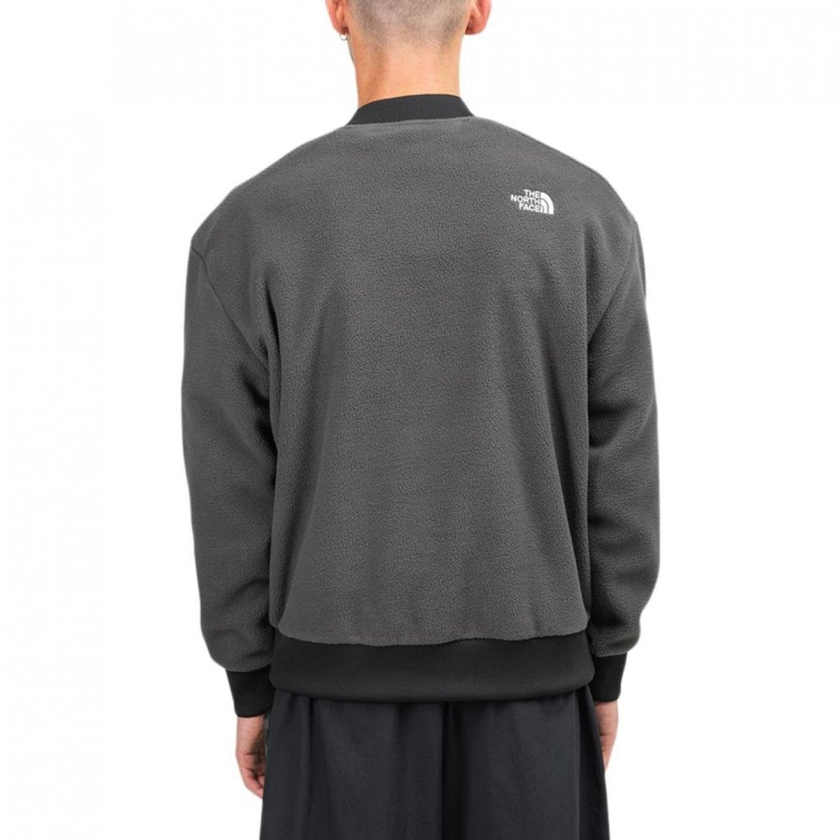 The North Face Fleeski Crewneck (Dunkelgrau / Schwarz) - Allike Store
