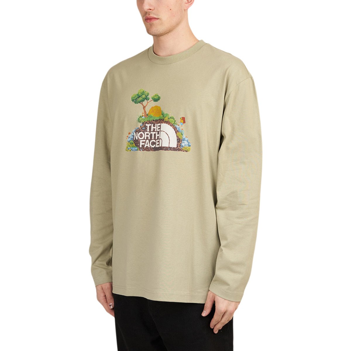 The North Face Heritage LS Graphic Tee (Grün) - Allike Store