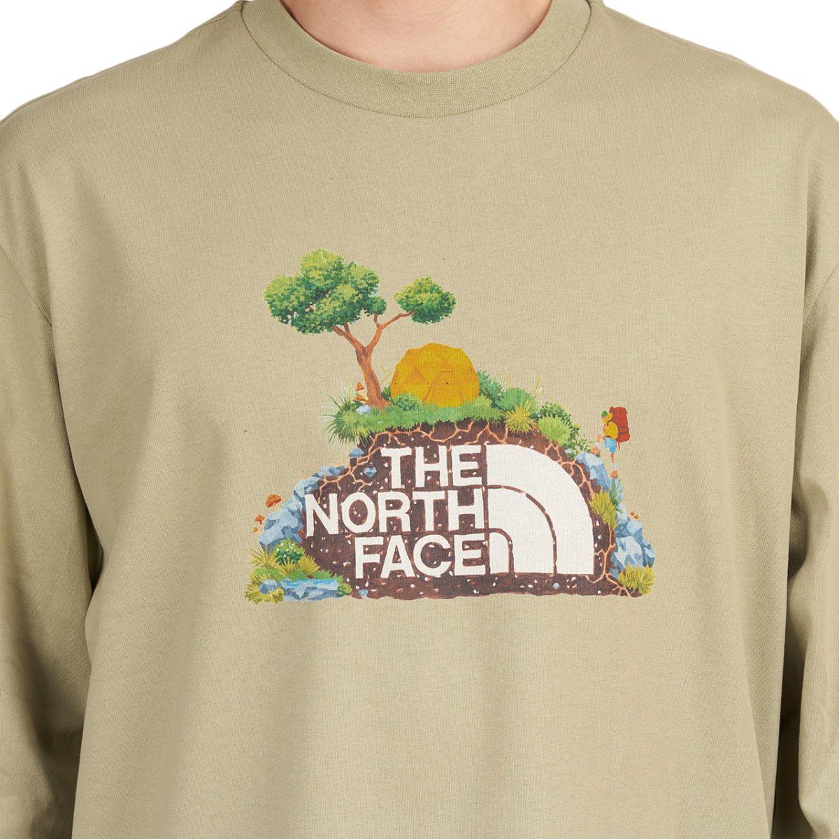 The North Face Heritage LS Graphic Tee (Grün) - Allike Store