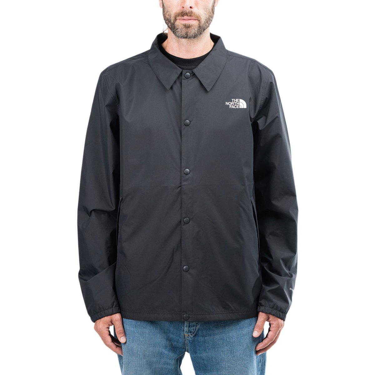 North face coach sales jacket black