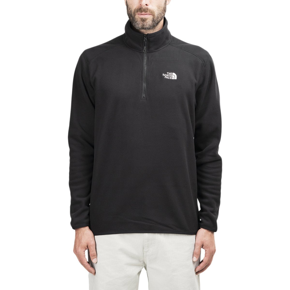 The North Face M 100 Glacier 1/4 ZIP TNF (Schwarz) - Allike Store