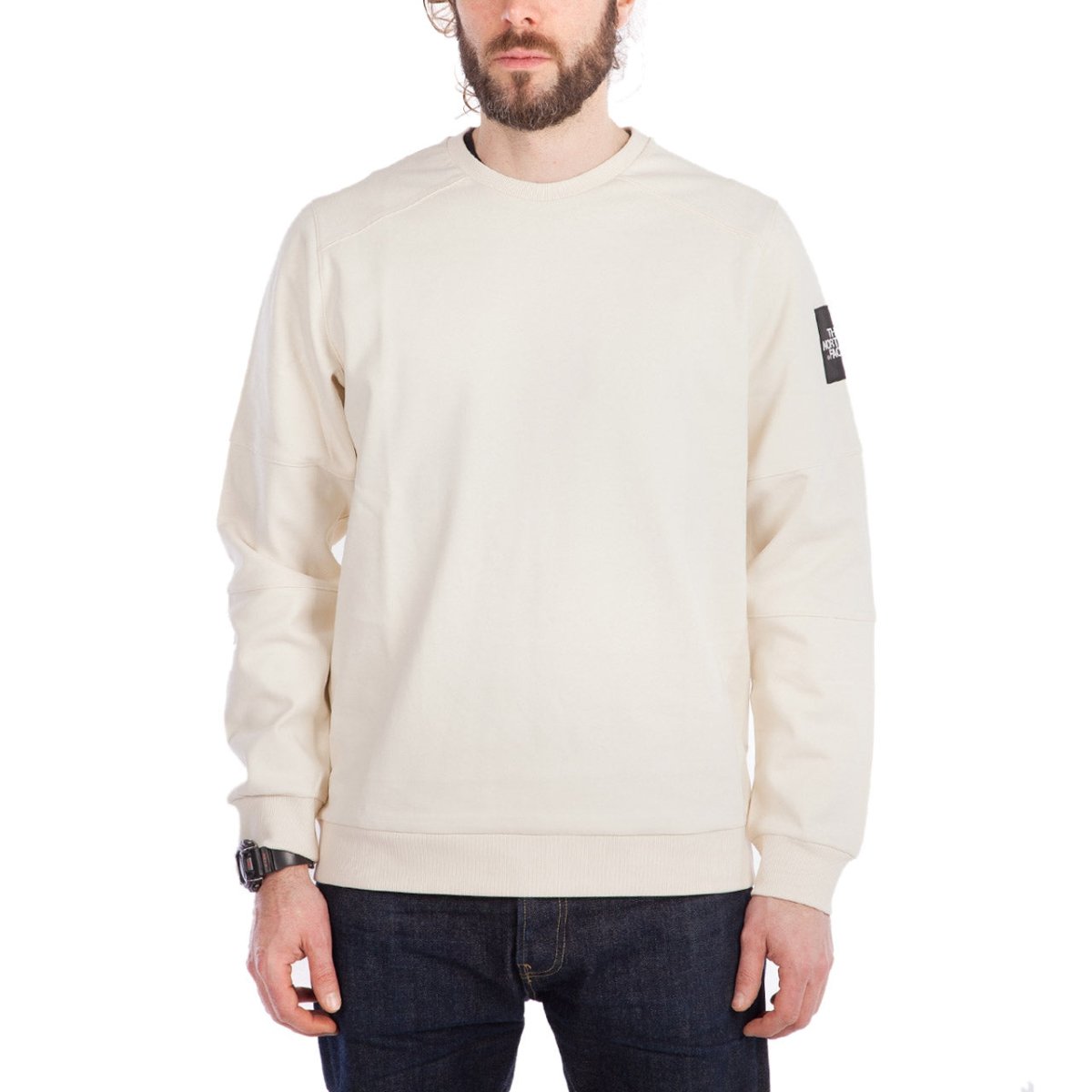The North Face M Fine Crew Sweatshirt (Vintage Weiß) - Allike Store
