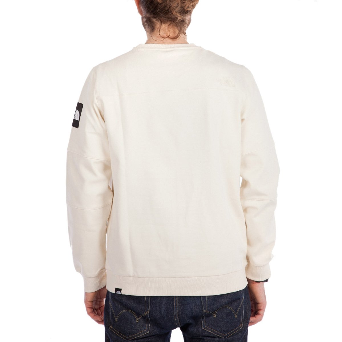 The North Face M Fine Crew Sweatshirt (Vintage Weiß) - Allike Store