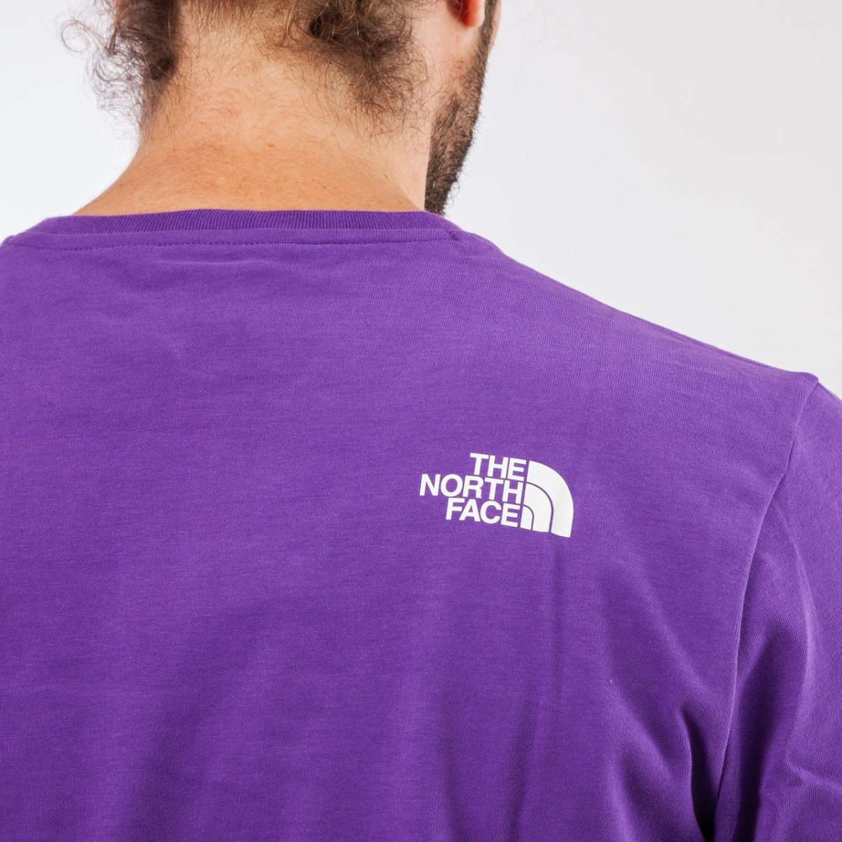 The North Face M LS Fine 2 Tee (Lila) - Allike Store