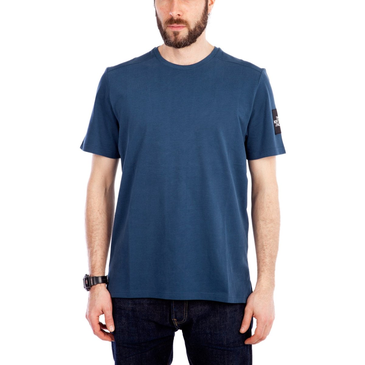The North Face M S/S Fine 2 Tee (Blau) - Allike Store