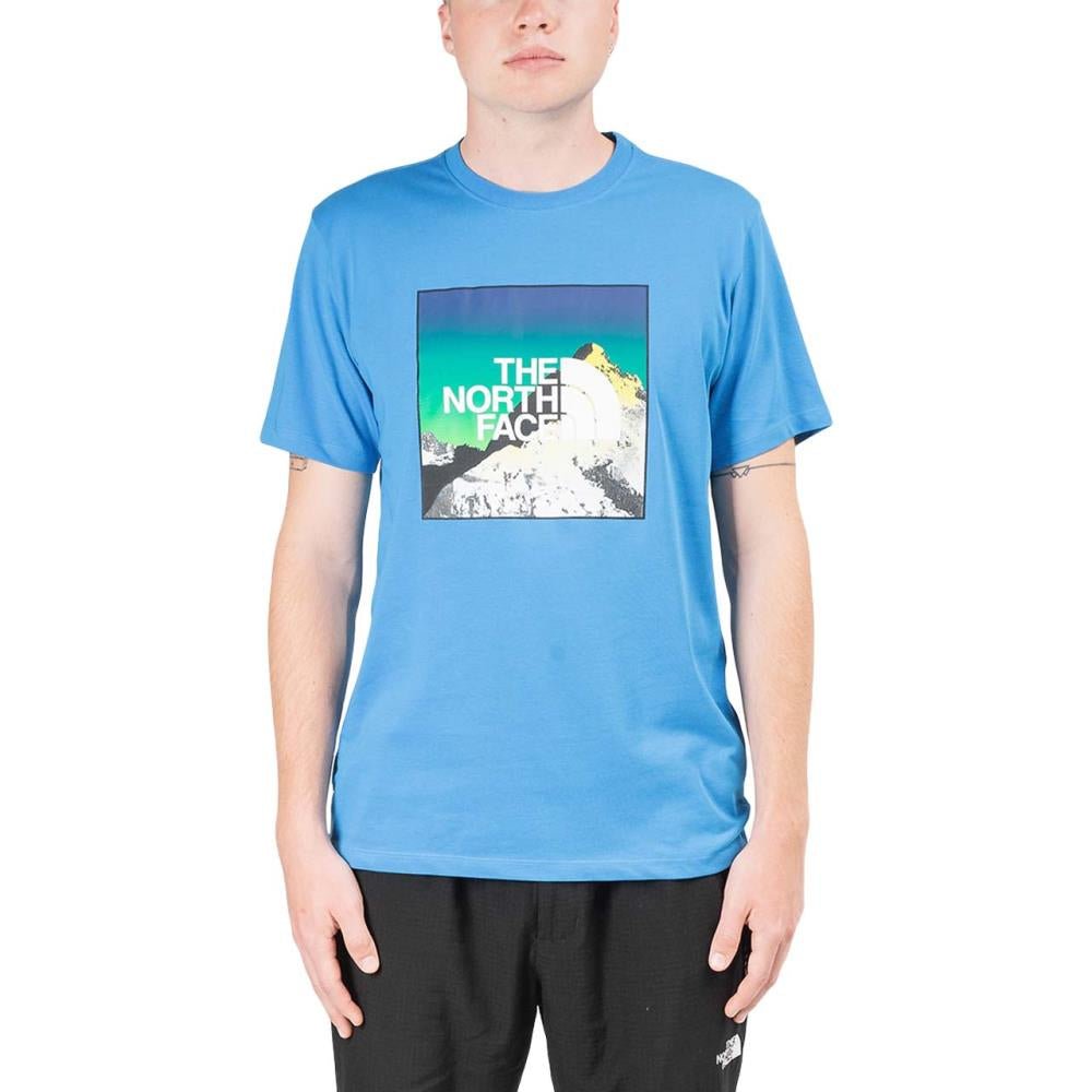 The North Face M SS Himalayan Summits Tee (Blau) - Allike Store