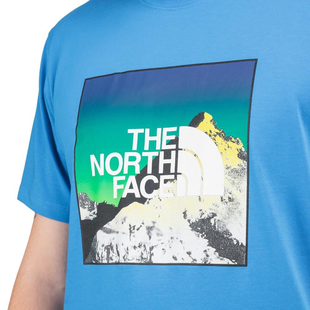 The North Face M SS Himalayan Summits Tee (Blau) - Allike Store