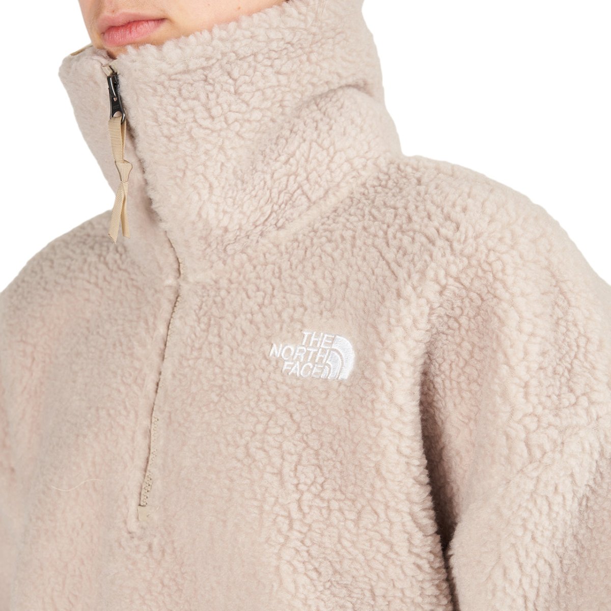 The North Face Platte Sherpa 1/4 Zip (Creme)  - Allike Store