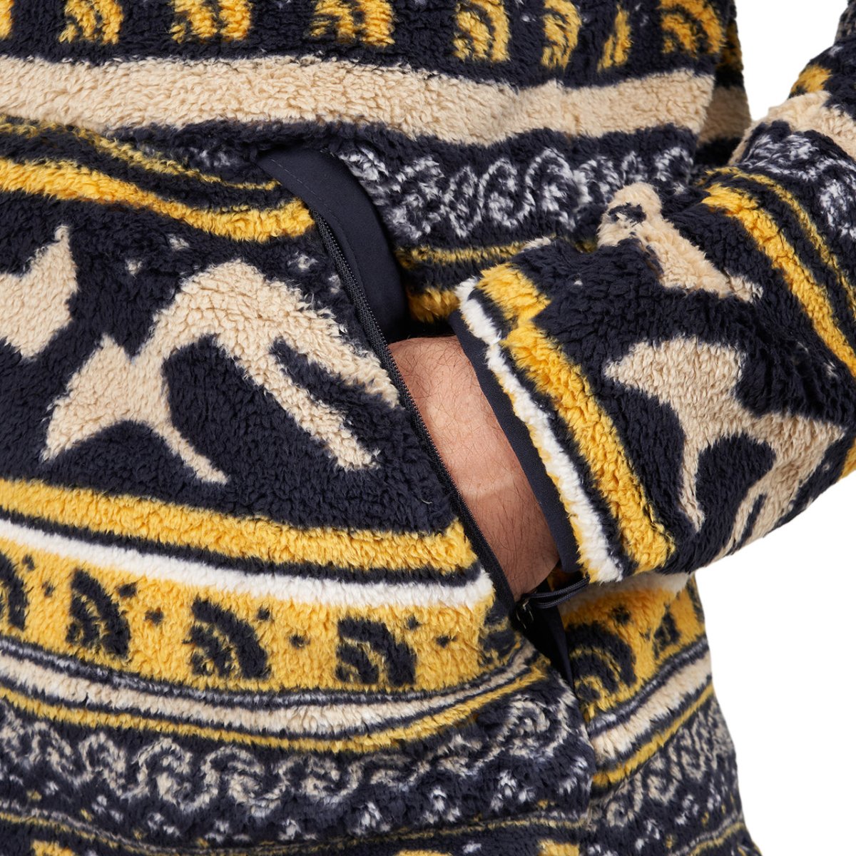 The North Face Printed Campshire Full Zip Jacket (Schwarz / Fairisle) - Allike Store