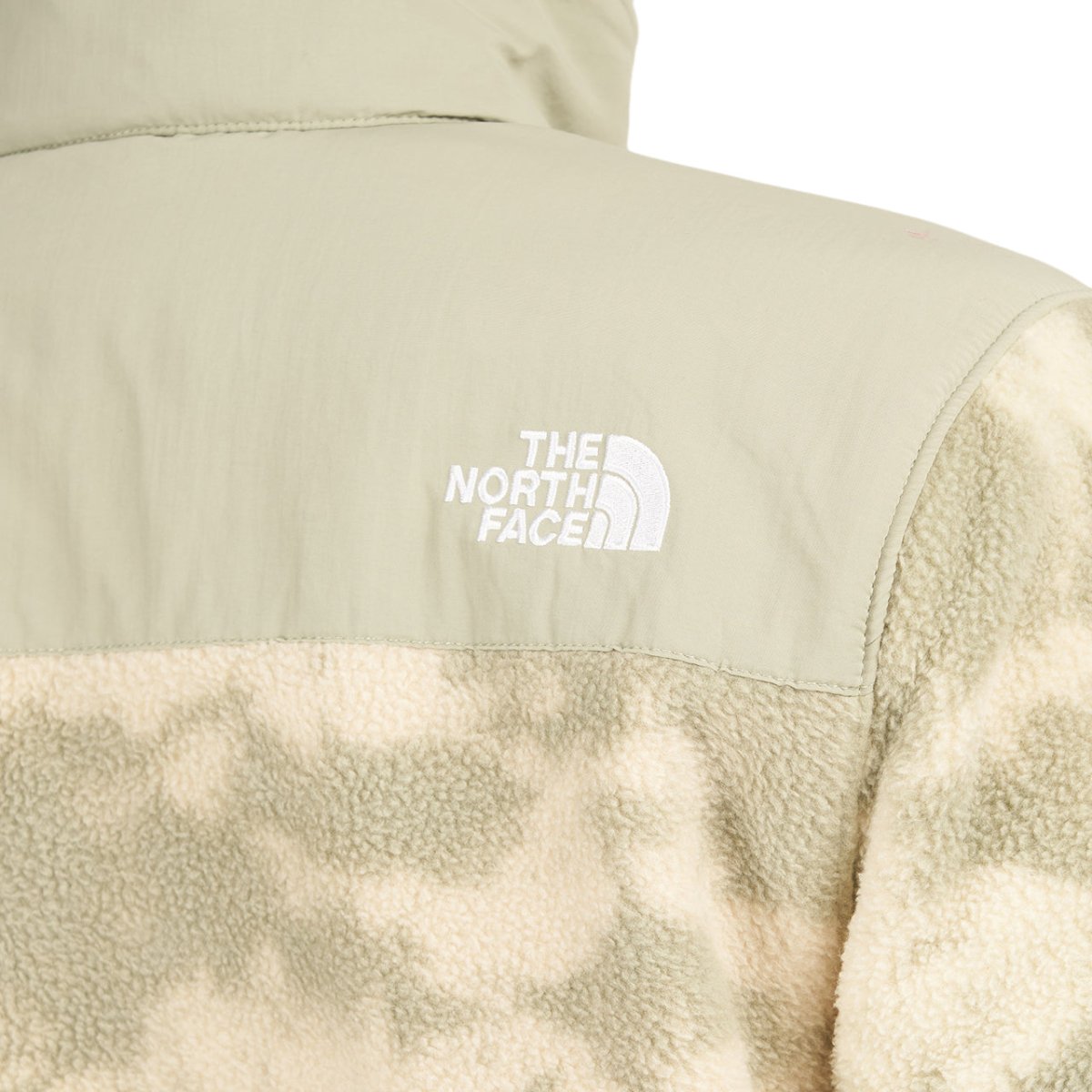 The North Face Printed Denali 2 Fleece Jacket (Beige / Grün)  - Allike Store