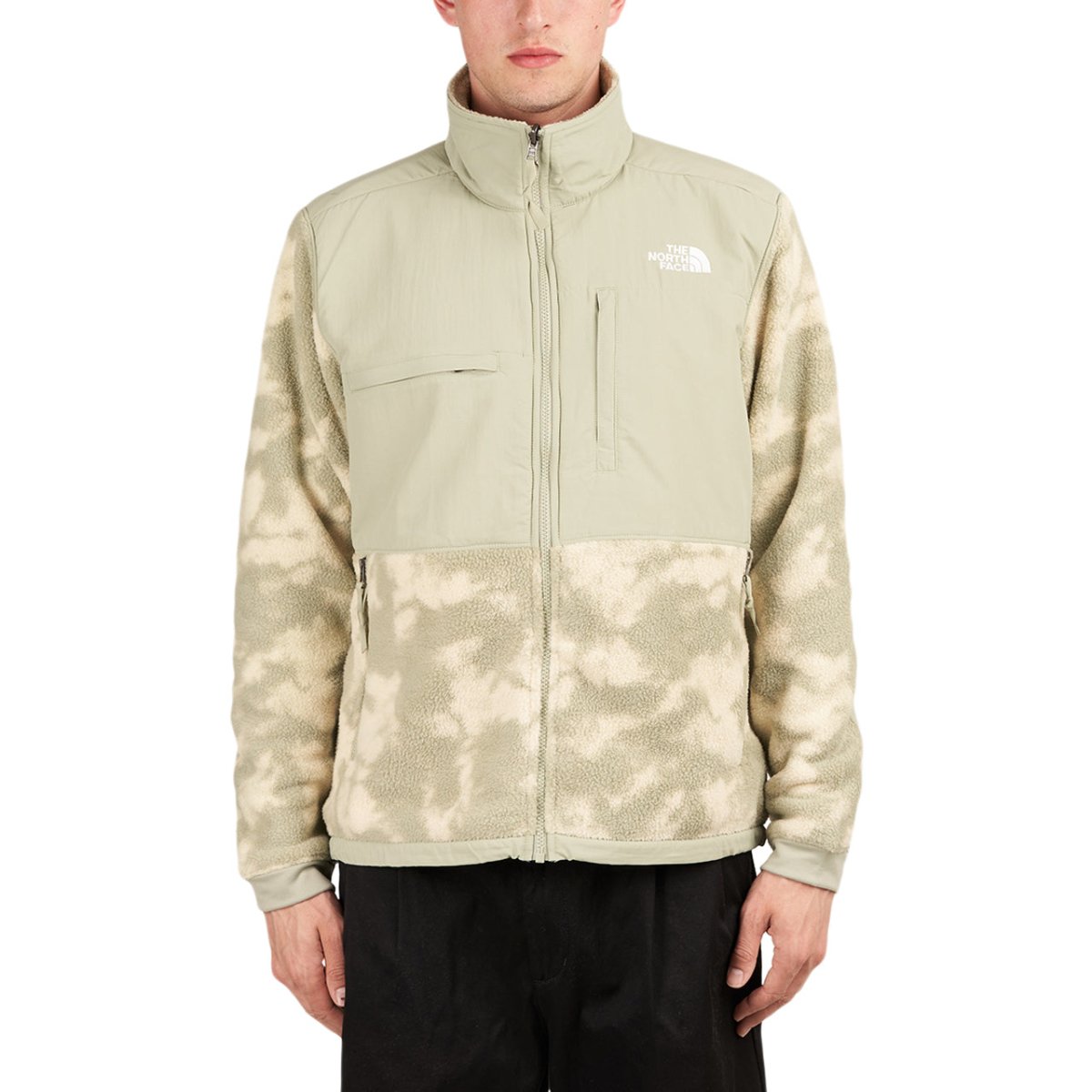 The North Face Printed Denali Fleece Jacket (Beige Grün
