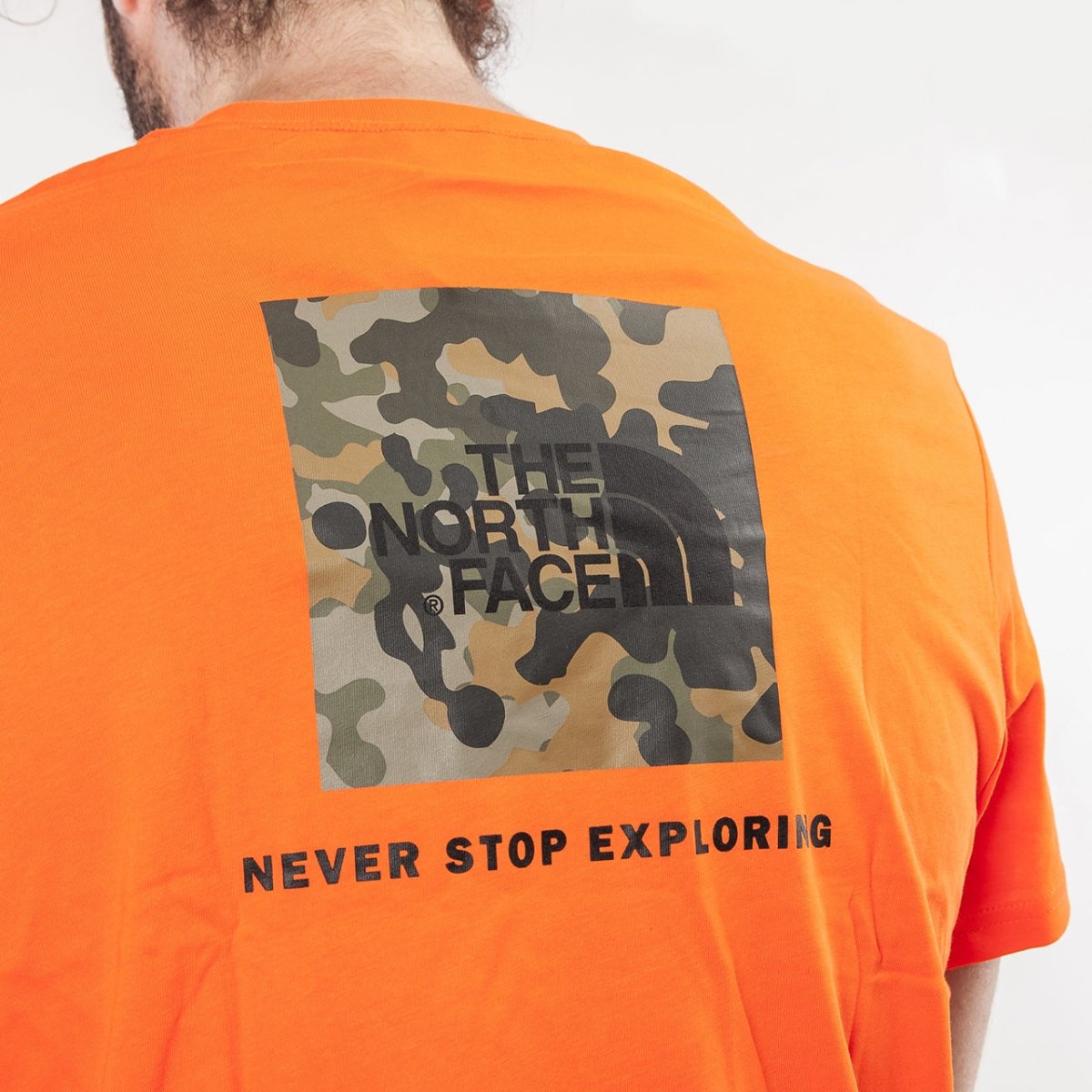 The North Face Red Box Tee (Orange) - Allike Store