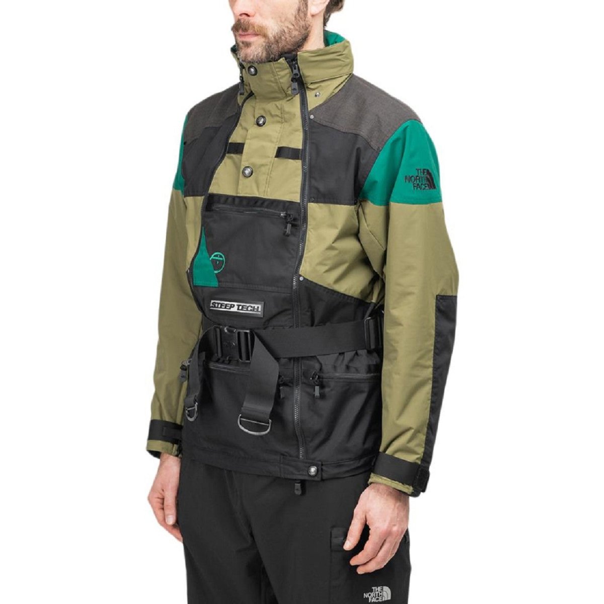 The North Face Steep Tech Apogee Jacket (Khaki / Schwarz) - Allike Store