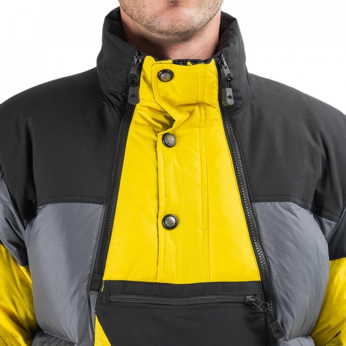 The North Face Steep Tech Down Jacket (Grau / Gelb) - Allike Store