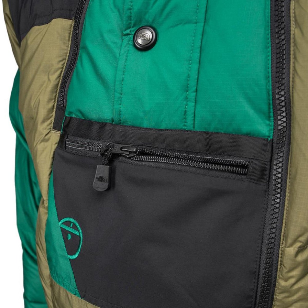 The North Face Steep Tech Down Jacket (Khaki / Schwarz) - Allike Store