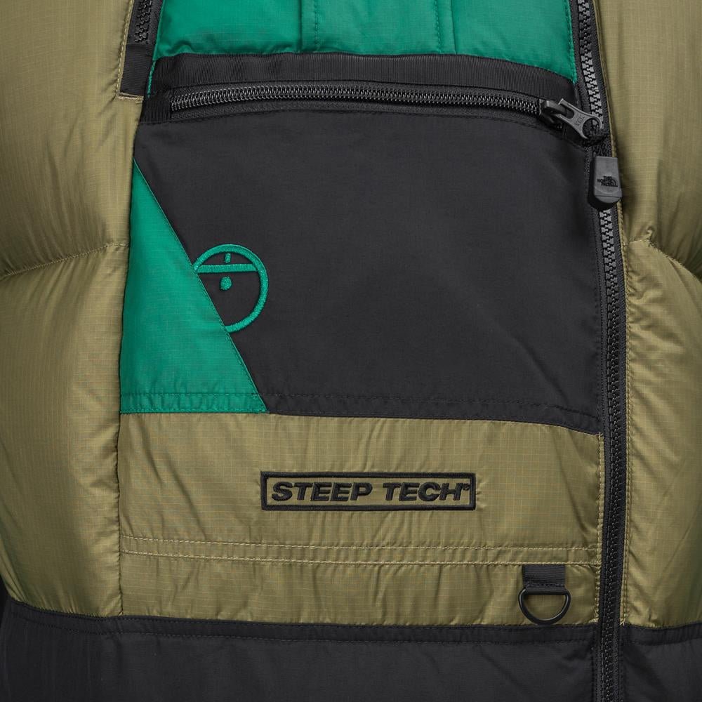 The North Face Steep Tech Down Jacket (Khaki / Schwarz) - Allike Store