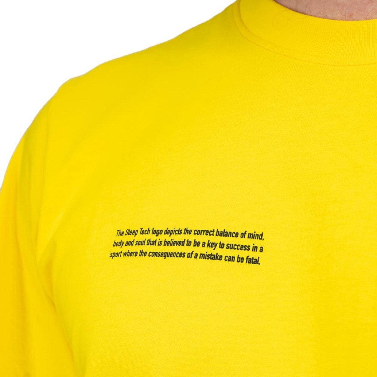 The North Face Steep Tech Logo Tee (Gelb) - Allike Store