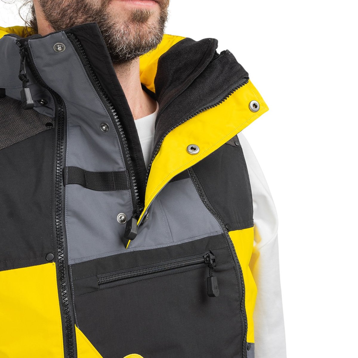 The North Face Steep Tech Vest (Grau / Gelb / Schwarz) - Allike Store