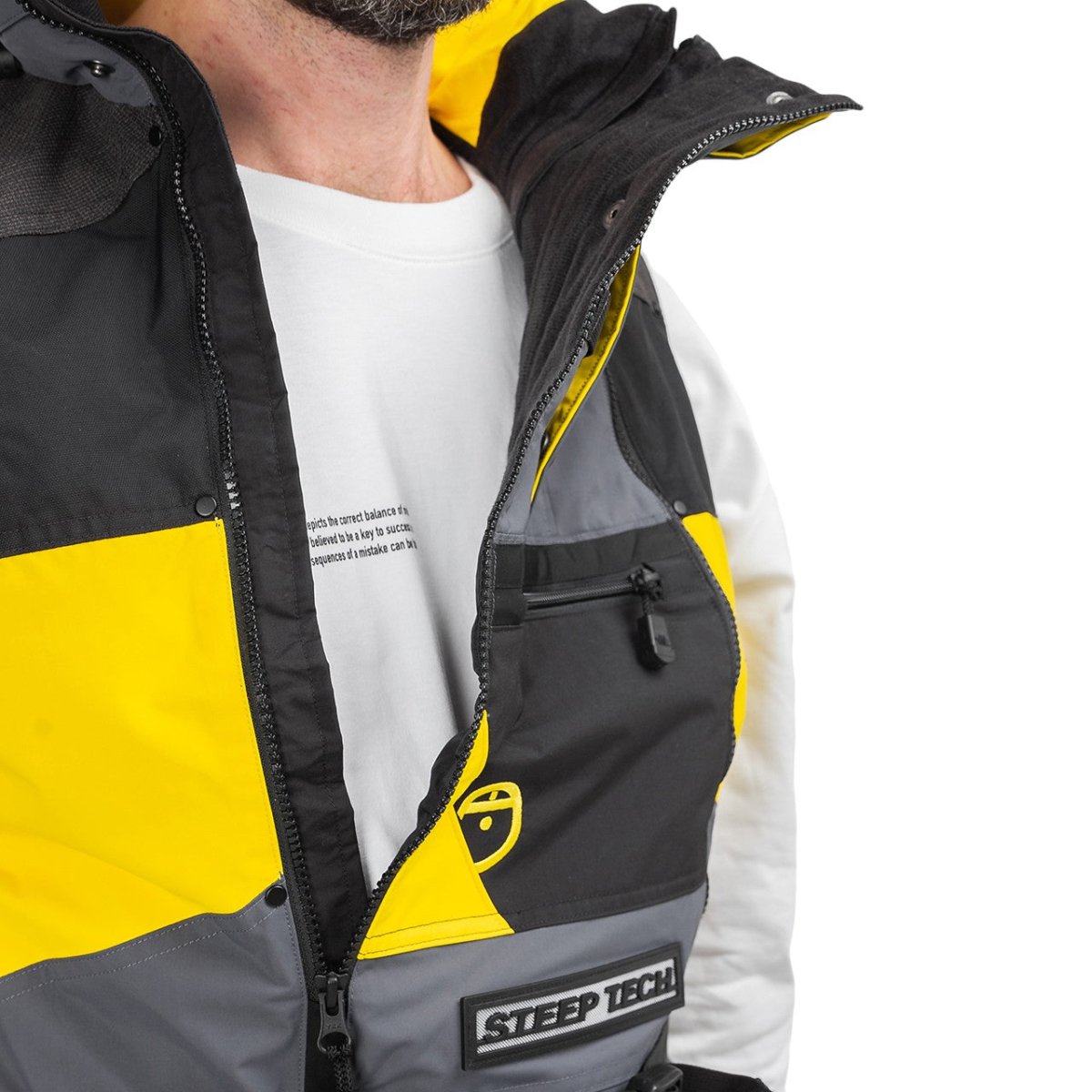 The North Face Steep Tech Vest (Grau / Gelb / Schwarz) - Allike Store
