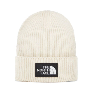 The North Face TNF Logo Box Cuffed Beanie (Weiß) - Allike Store