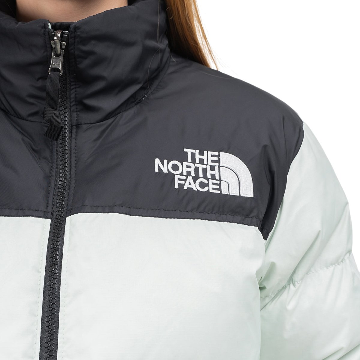 The North Face WMNS 1996 Retro Nuptse Jacket (Mint / Schwarz) - Allike Store