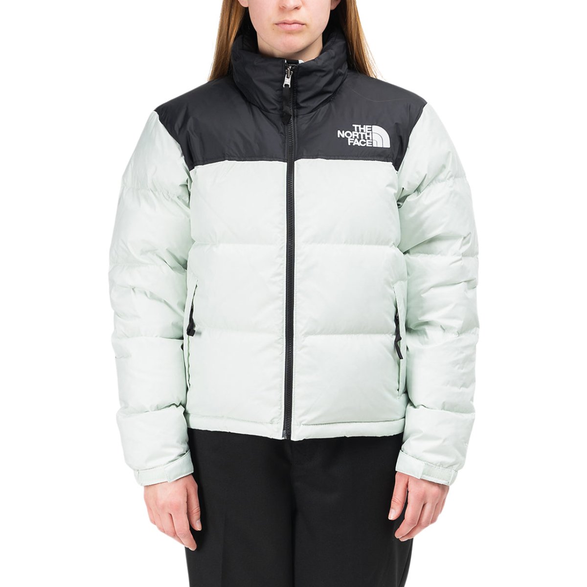 The North Face WMNS 1996 Retro Nuptse Jacket (Mint / Schwarz) - Allike Store