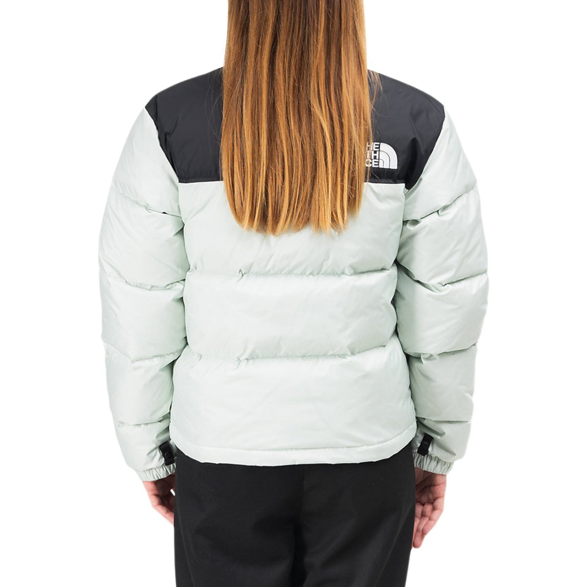 The North Face WMNS 1996 Retro Nuptse Jacket (Mint / Schwarz)  - Allike Store