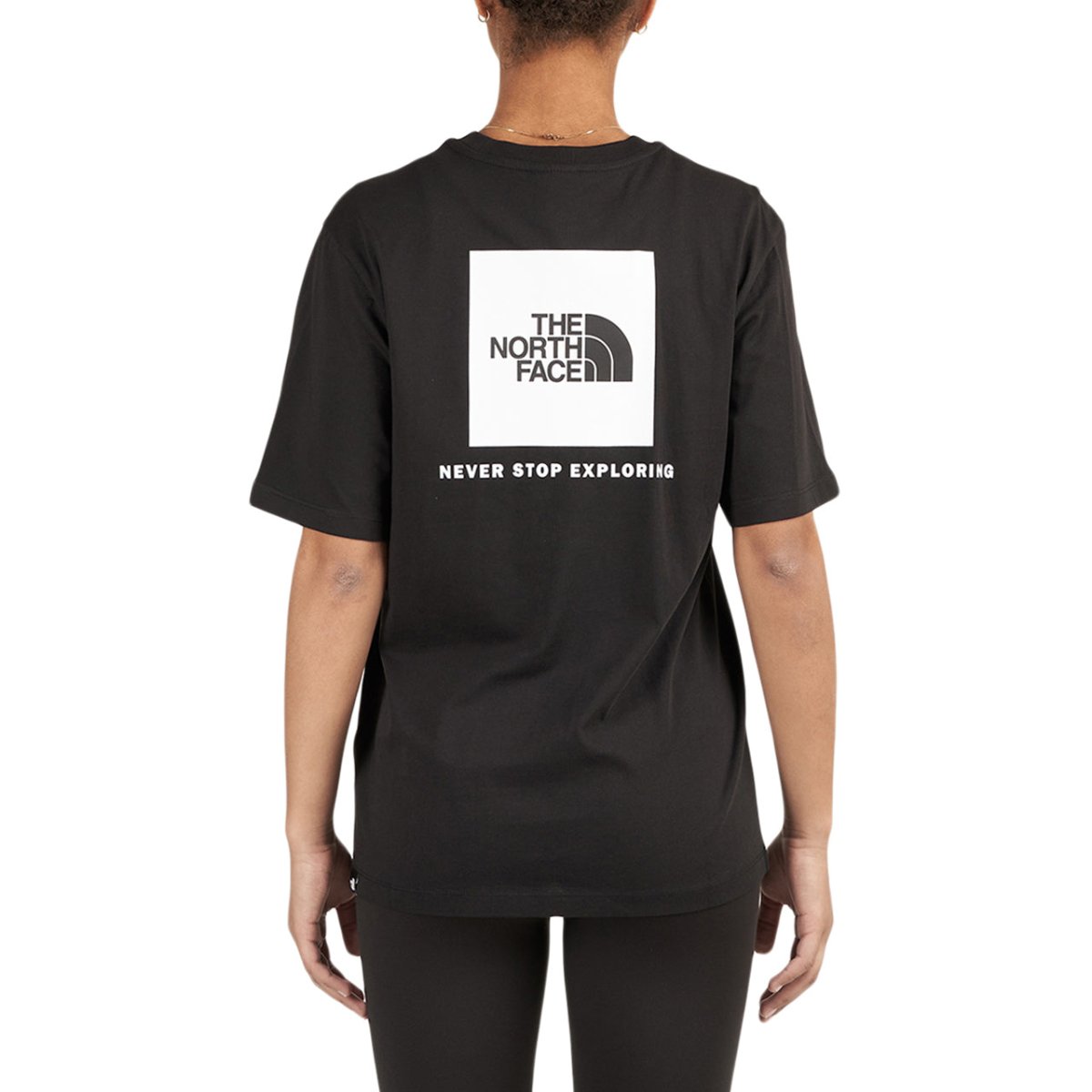 The North Face WMNS Relaxed Redbox Tee (Schwarz) - Allike Store