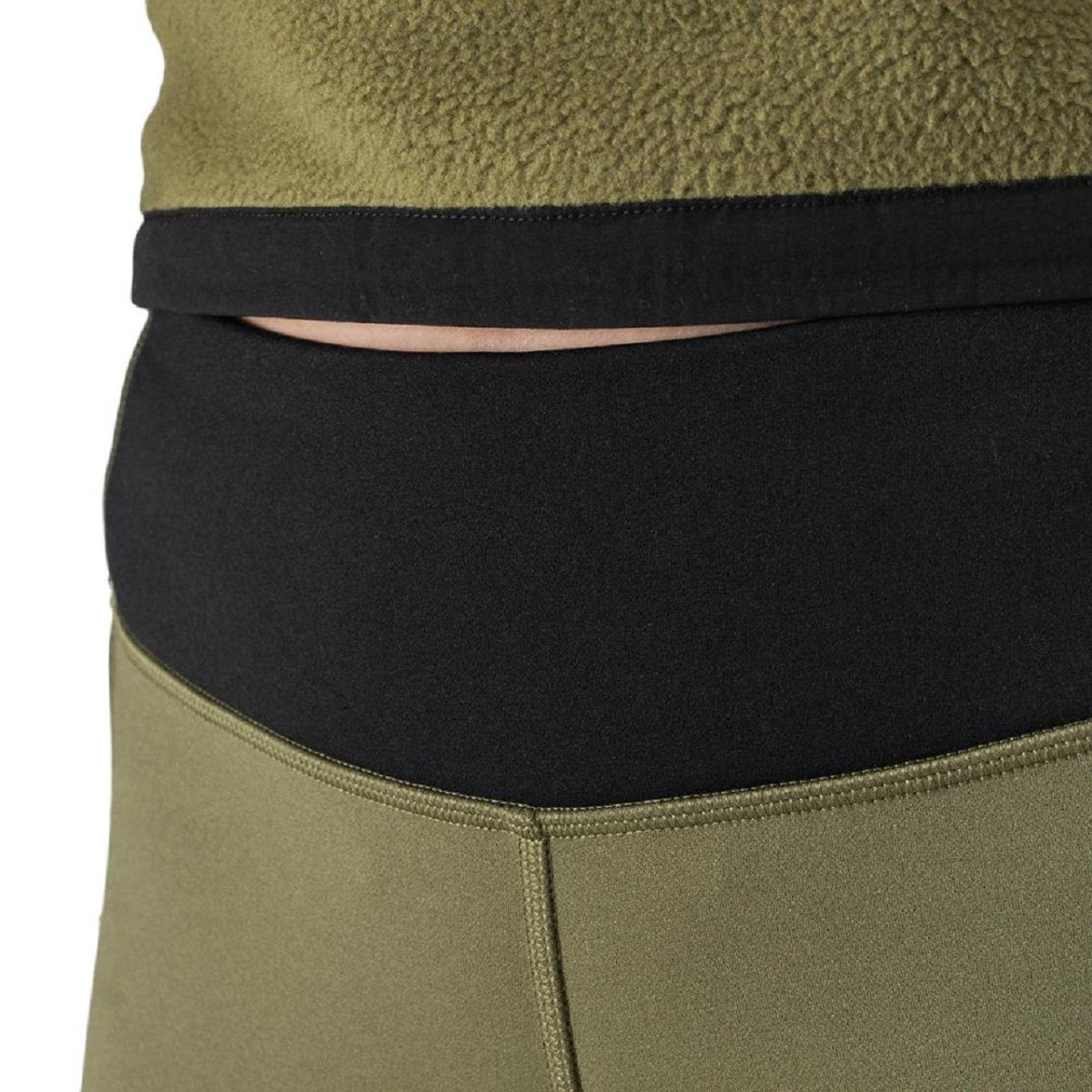 The North Face WMNS Steep Tech Fleece Tight (Khaki / Schwarz) - Allike Store
