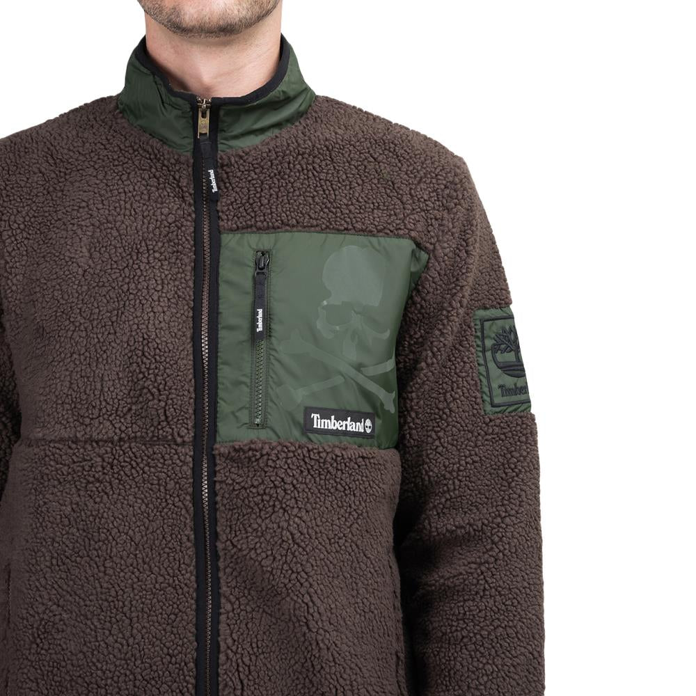 Timberland x Mastermind Fleece Jacket (Dunkelbraun / Grün) - Allike Store