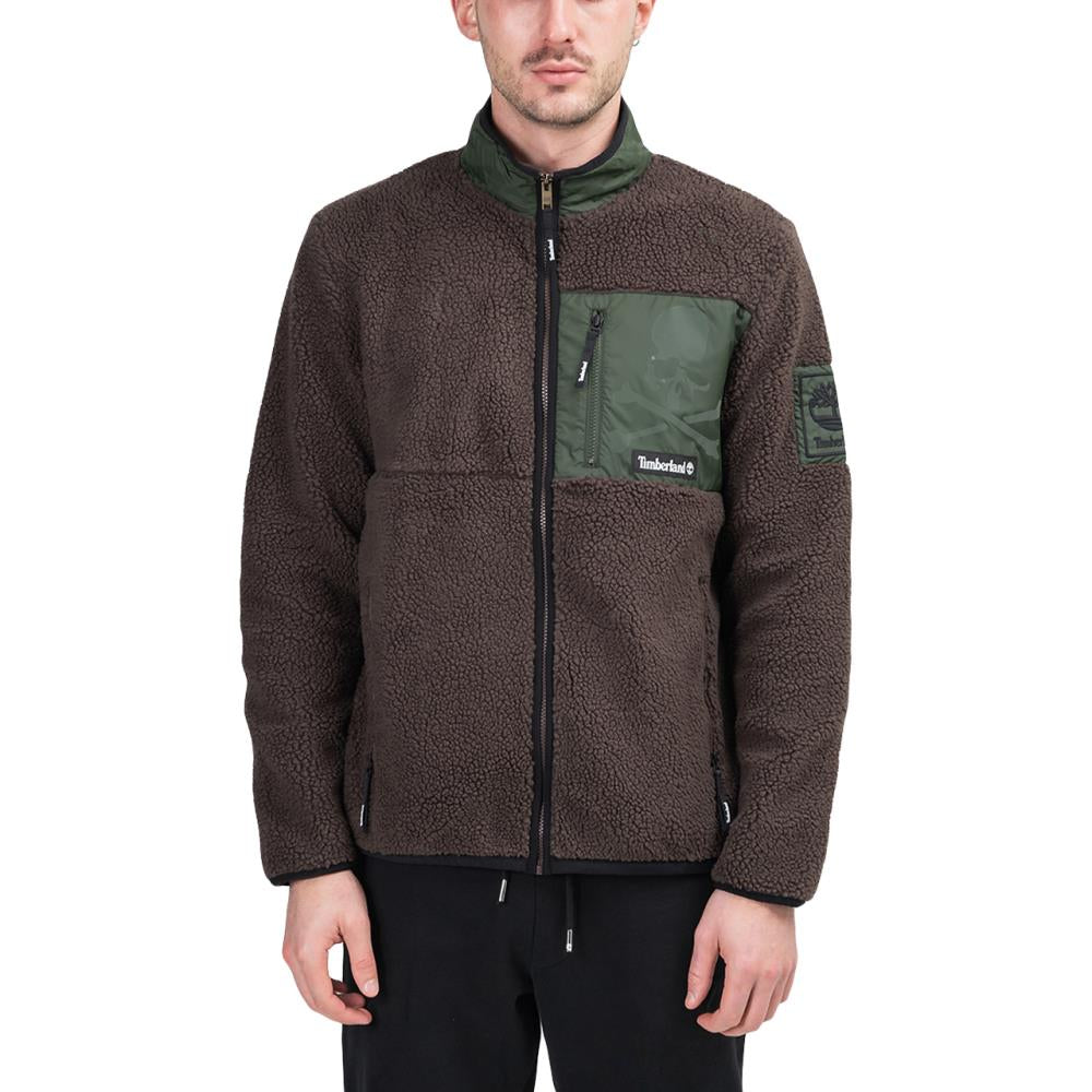 Timberland x Mastermind Fleece Jacket (Dunkelbraun / Grün) - Allike Store