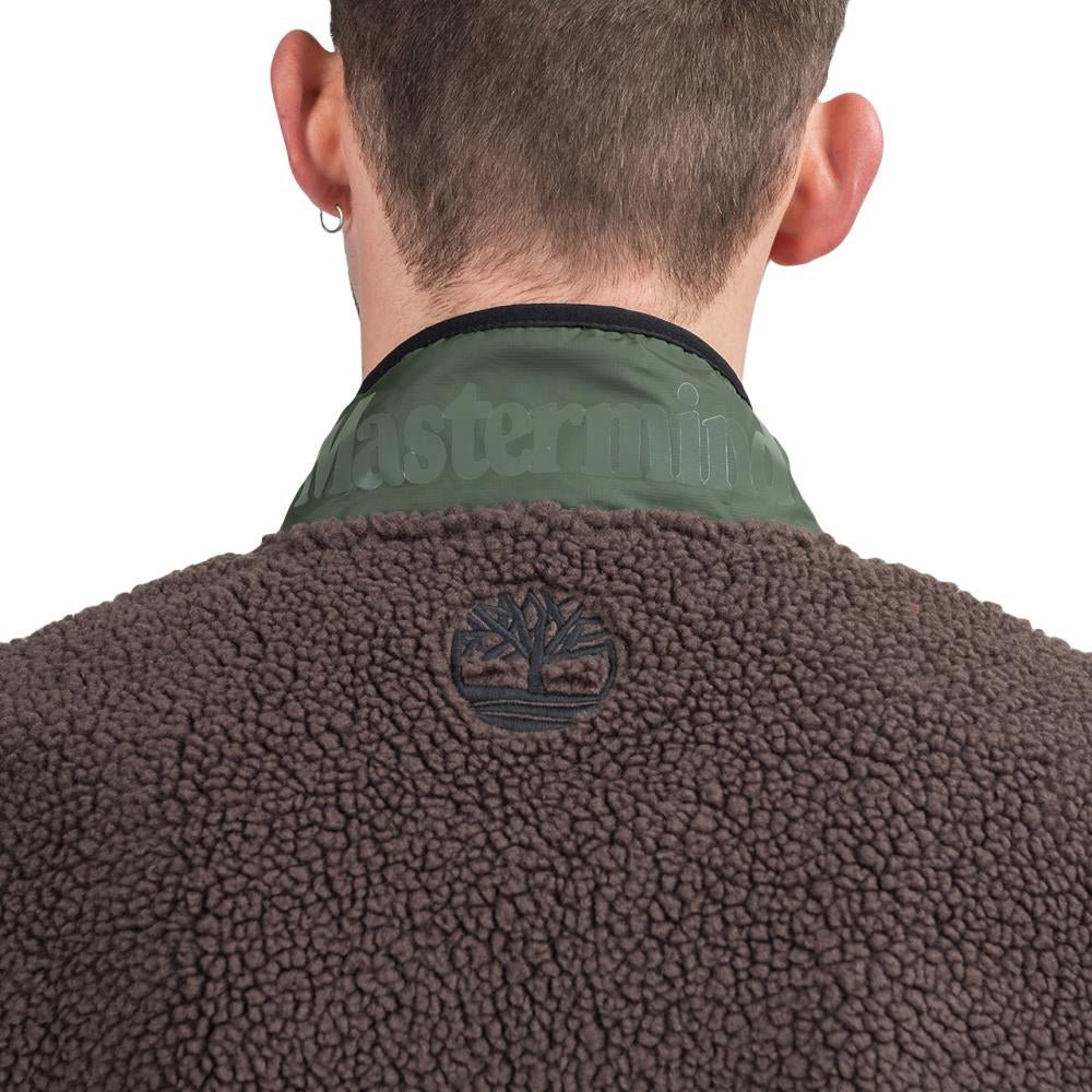 Timberland x Mastermind Fleece Jacket (Dunkelbraun / Grün) - Allike Store