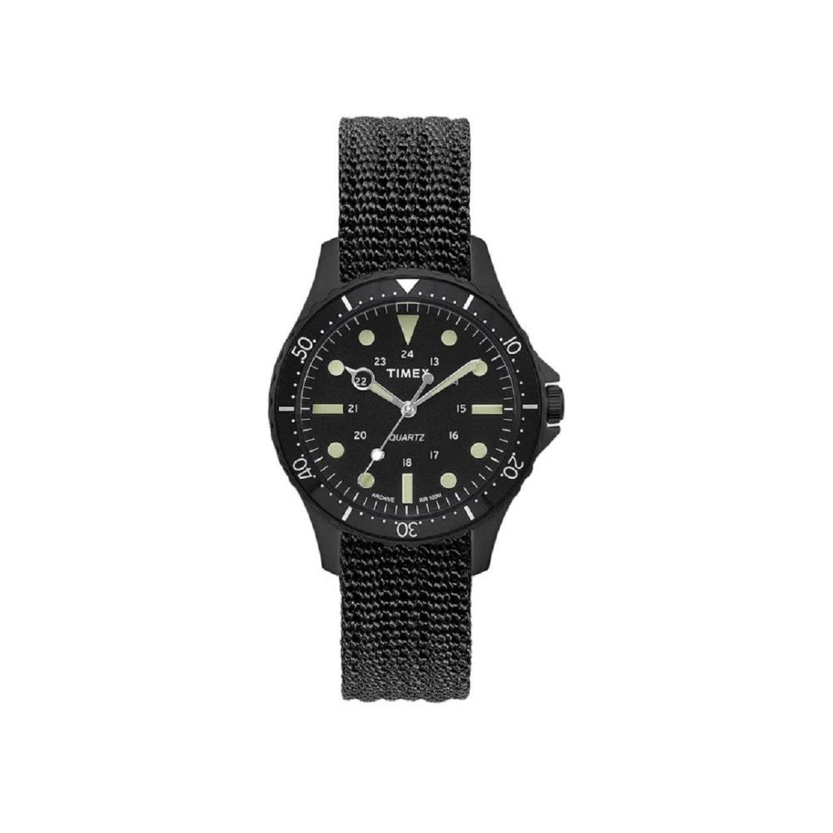 Timex Archive Navi Harbor 38mm Fabric (Schwarz) - Allike Store