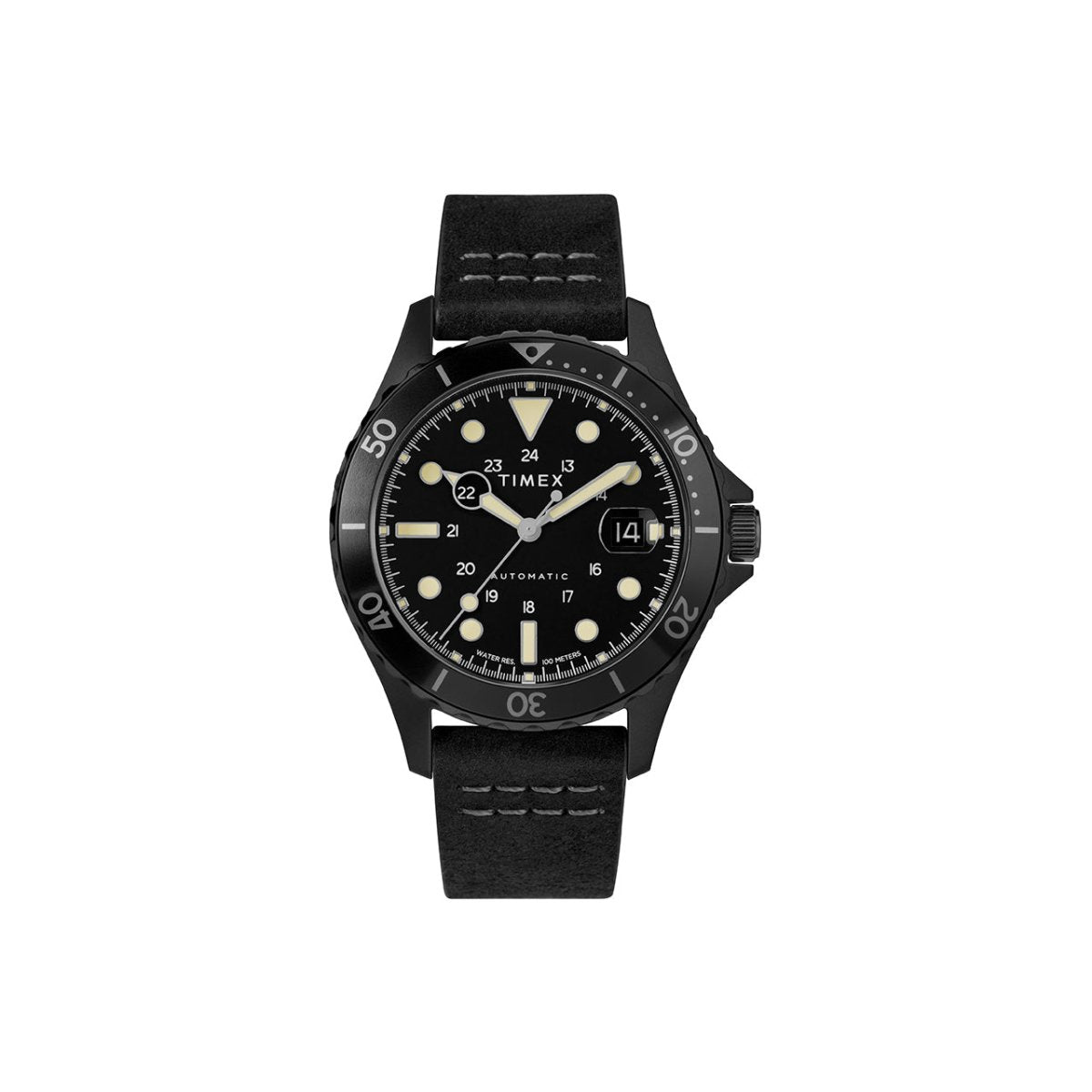 Timex Archive Navi XL Automatic 41mm (Schwarz) - Allike Store