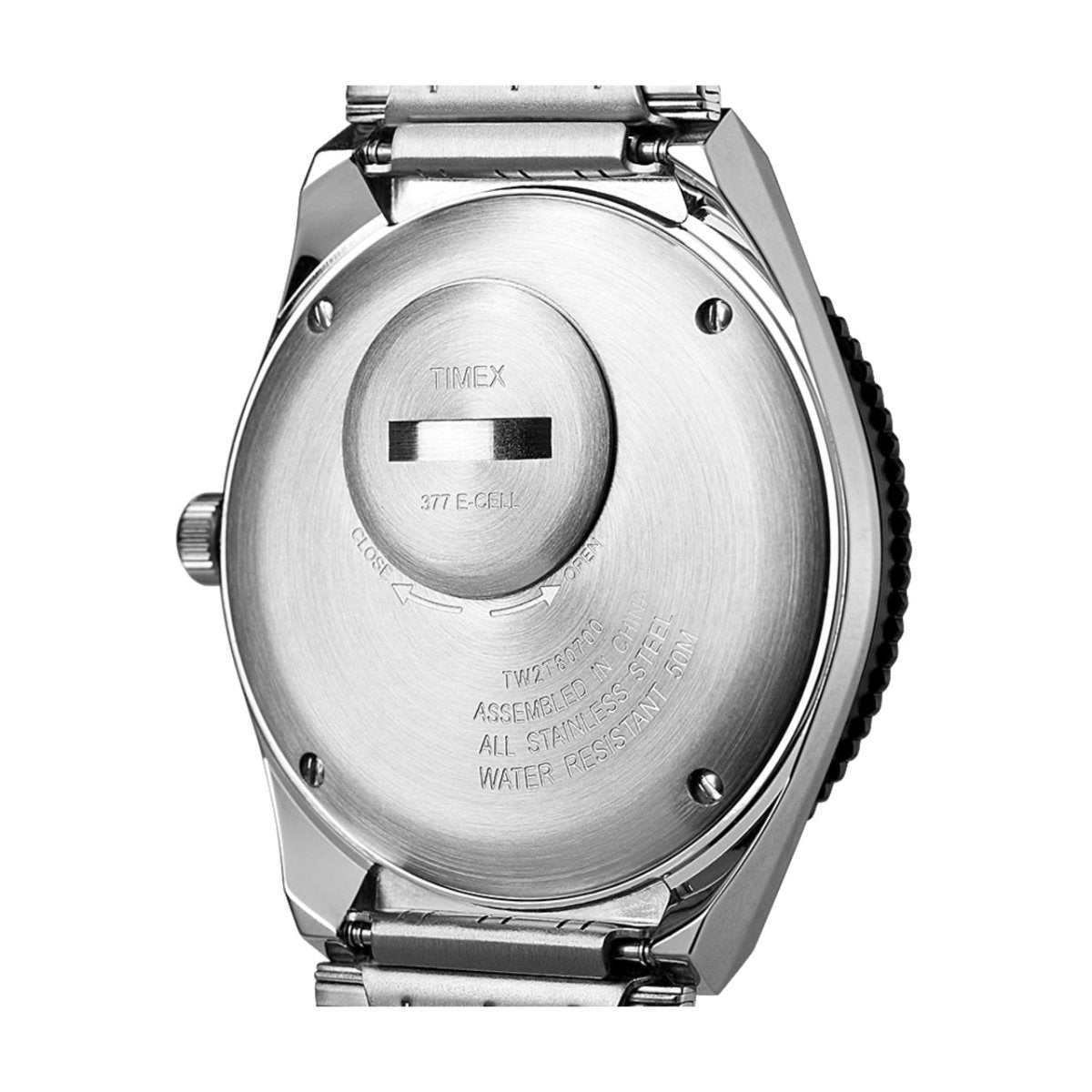 Timex Archive Q Diver Reissue 38mm (Silber / Blau / Orange) - Allike Store