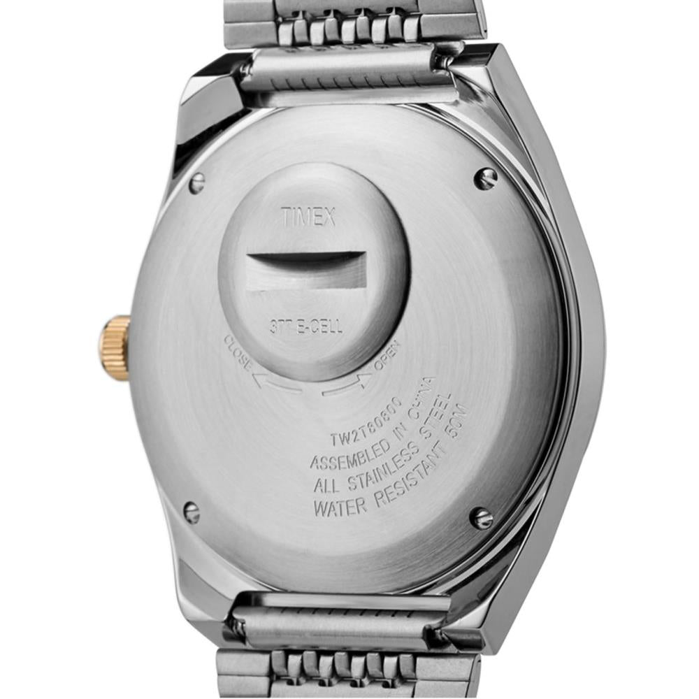 Timex Archive Q Falcon Eye Reissue 38mm (Silber / Blau) - Allike Store